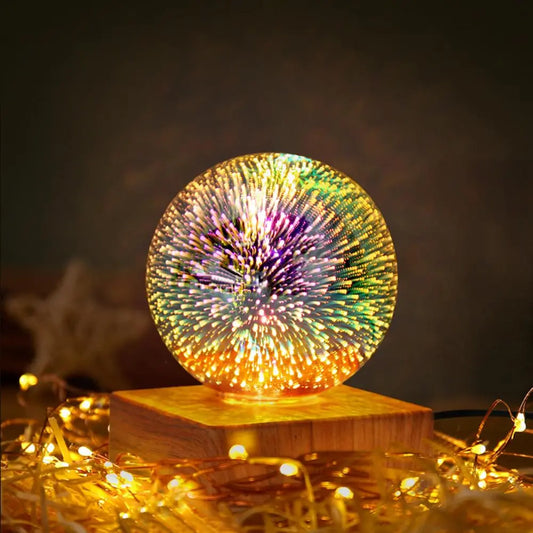 LED 3D Firework Night Light